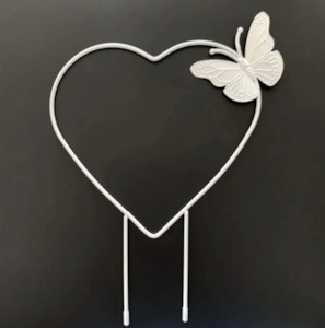 Merch: Plant Support, Heart Shape (White)