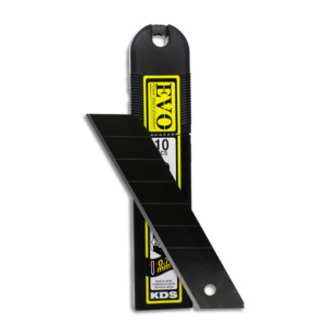 Blades: KDS EVO Sharp Edge Blades - 25mm - Black (x10)
