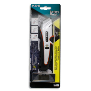 Knives: KDS Metal Auto Retract Safety Knife - Value Pack