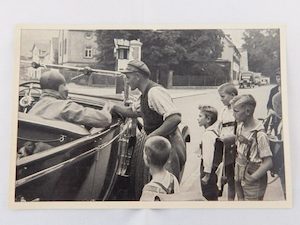 WWII German Hitler Photo Card