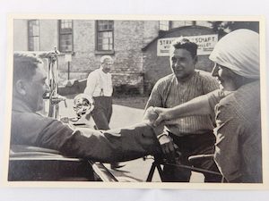 WWII German Hitler Photo Card