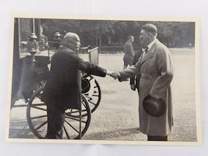 WWII German Hitler Photo Card