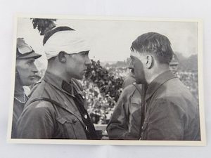 WWII German Hitler Photo Card