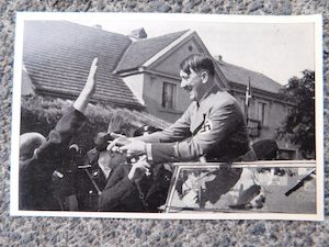 WWII German Hitler Photo Card