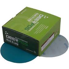 Abrasives: Deerfos Sanding Discs 150mm 40g Box 50