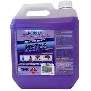 Chemicals: Meths 4 Litre
