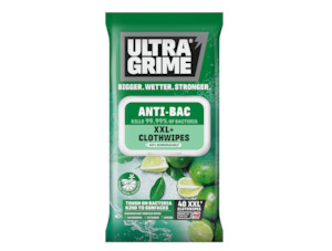 Ultragrime Anti-Bacterial Wipes 40pk