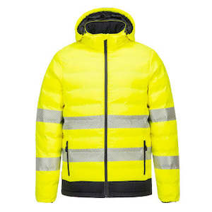 Portwest Ultrasonic Heated Hi-Viz Tunnel Jacket