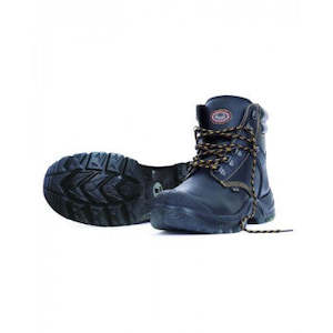 Footwear: Bison Wolf Lace-up Safety Boot