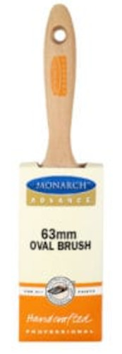 Paint Brushes: Monarch advance -oval bursh -63mm