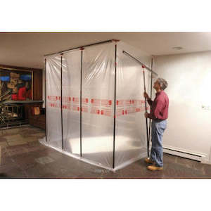 ZipWall Heavy Duty Clear Film 4m x 50m
