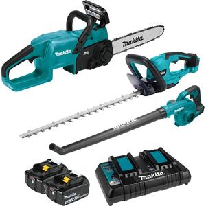 Power Tools: 18V LXT 2-Piece Cordless Chainsaw and Hedge Trimmer Kit