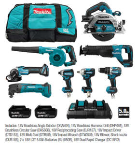 Power Tools: 18V LXT 8-Piece Cordless Kit