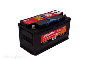 Acdelco Ac Delco Battery ACS59590AGM, 900 Cca, 95 Ah, 160 Rc (Min), Sae Terminal, Rhp, Each
