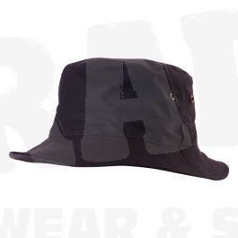Caution Oilskin Bucket Hat