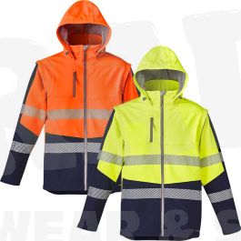Products: ZJ453 Syzmik Unisex Stretch Softshell Taped Jacket