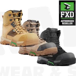 FXD WB-1 Zipside Hiker Style Safety Boot 6in High