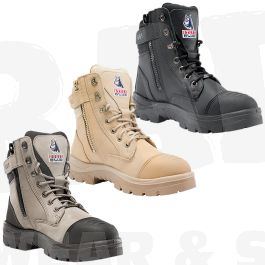 Products: Southern Cross Mens 312661 Zip Side Safety Boot