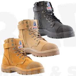 Products: Argyle 312652 Steel Blue Zipside Boot w/ Scuff Cap