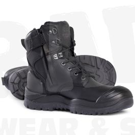 561020 Mongrel Zip Side High-Leg Boot w/ Scuff Cap