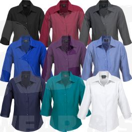 LB3600 Ladies Oasis ¾ Sleeve Shirt