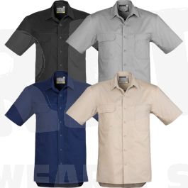 Products: ZW120 Mens Lightweight Short Sleeve Tradie Shirt