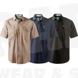 SSH-1 FXD S/Sleeve 185gm 360° Stretch Cotton Shirt