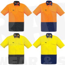 Products: ZW815 Mens Rugged Cooling Day Only Short Slv Shirt