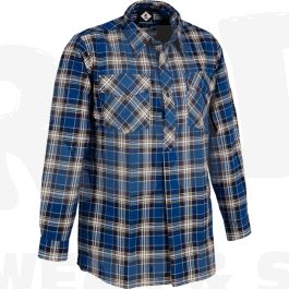 Stag Brushed Cotton Shirt Closed Front