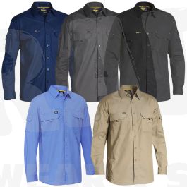 Products: BS6414 Bisley X Airflow Ripstop Mens L/Slv Shirt