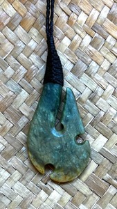 Hei Matau (Fish Hook) - Traditional Jade
