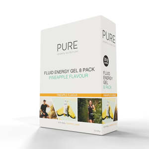 PURE Fluid Energy Gels - 8 Pack - Pineapple