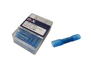 Products: Heat shrink joiners, Blue (pkt of 50)
