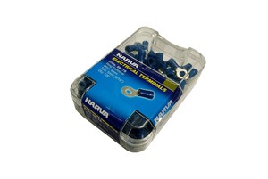 Products: 4mm Wire - Ring Terminal, Blue (100 pk)