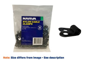 P-clips 1/4" (6.4mm), (pkt of 100)