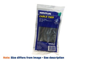 Cable ties 380 mm length, (pkt of 100)