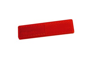 Products: Reflector self adhesive 28 x 70 mm, red ADR (ea)