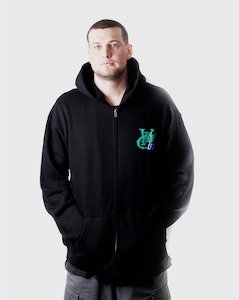 Vic: Vic Wing 7 Zip Hood - Black