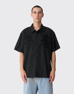 Xlarge: XLarge Dragon Shirt - Black