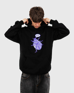 Outerwear: Butter Goods Beetle Pullover Hood - Black