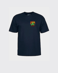 Powell Peralta: Powell Peralta Caballero Street Dragon Shirt - Navy