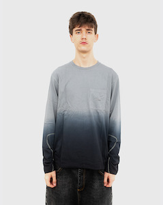 Dime: Dime Gradient Longsleeve Shirt - Charcoal