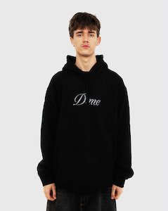 Dime Icy Cursive Hoodie - Black