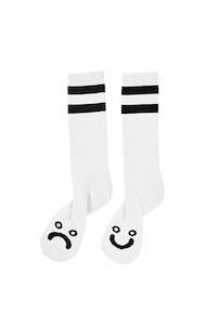 Pricepoint Gifts: Polar Happy Sad Sock White