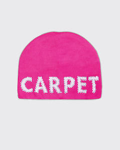 Carpet Rhinestone Beanie - Pink