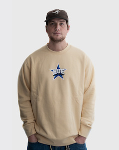 Huf: Huf All Star Crewneck - Wheat