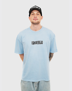 S Double: S-Double Pintails Shirt - Washed Blue