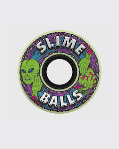 Santa Cruz: Santa Cruz Alien Slime Balls 78A 60MM Wheels - Glow in the Dark