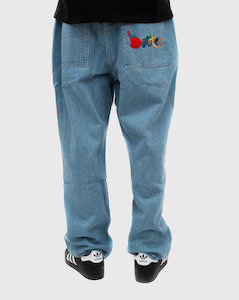 Buttergoods: Butter Goods Art Denim Jeans - Mid Blue