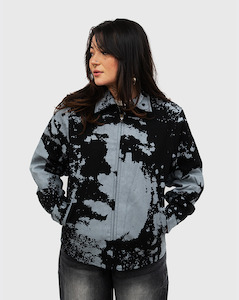 Outerwear: Carpet Mademoiselle Work Jacket - Black/Grey